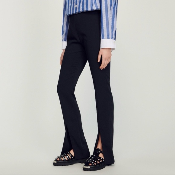 Sandro black pants size 6 - Picture 2 of 5